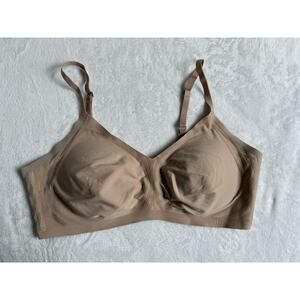 Honeylove Women's Liftwear Silhouette Bra Beige #LWBR0201 Wire Free Size XL